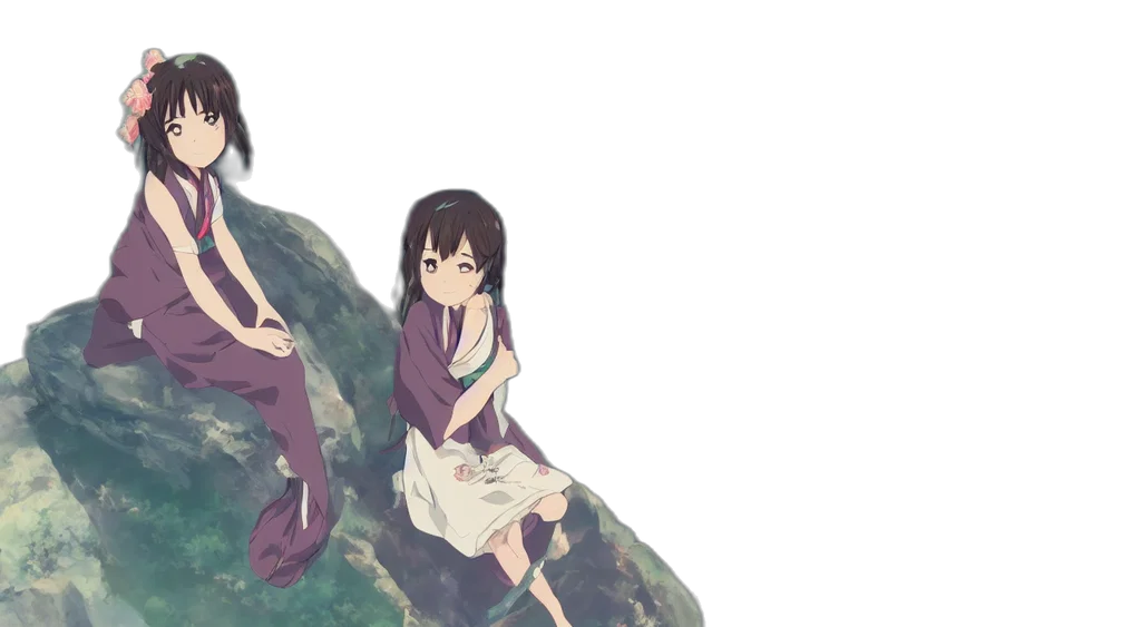 dress, umbrella, anime, concept art transparent PNG cut-out