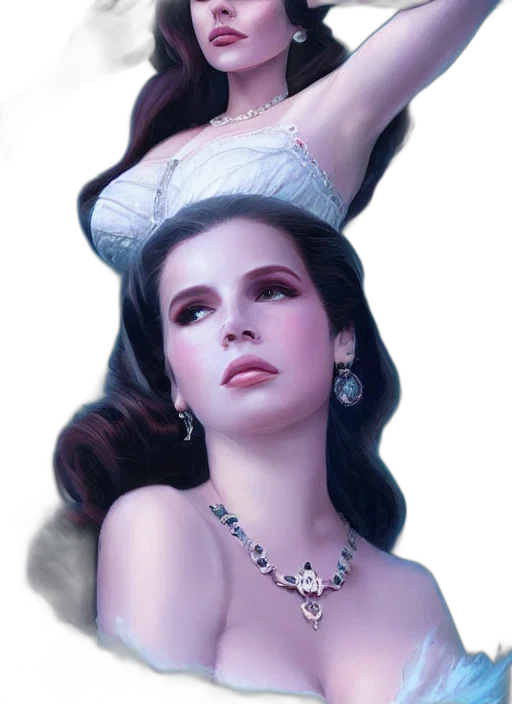 jewelry, crown, photorealistic, oil painting transparent PNG cut-out