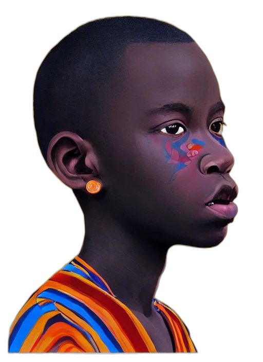 face, mask, jewelry, animal, photorealistic, concept art, 3d render, fantasy art transparent PNG cut-out