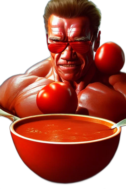 food, animal, photorealistic, 3d render, comic book art, concept art, red, arnold transparent PNG cut-out