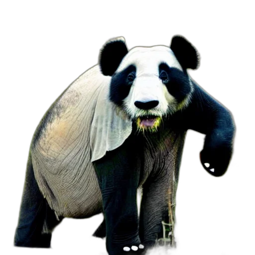 animal, creature, staff, face, photorealistic, concept art, 3d render, elephant transparent PNG cut-out