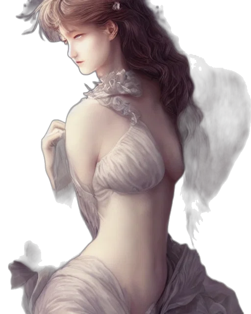 dress, crown, fantasy art, concept art transparent PNG cut-out