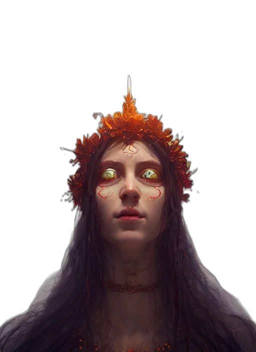crown, face, creature, mask transparent PNG cut-out