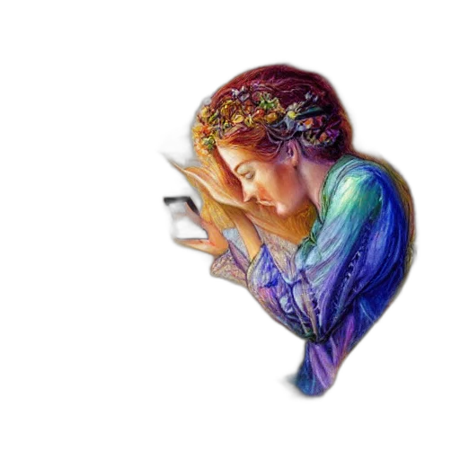 jewelry, crown, staff, flower transparent PNG cut-out