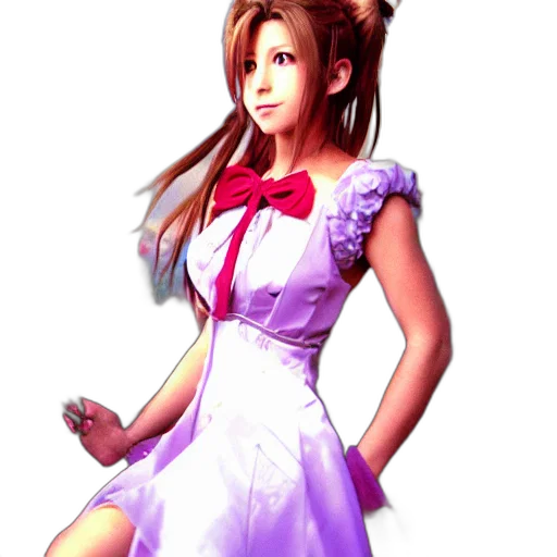 dress, staff, concept art, 3d render transparent PNG cut-out