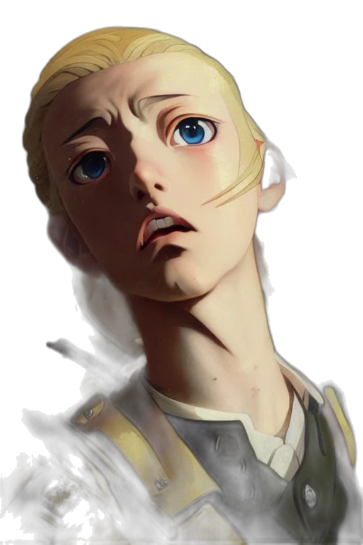 face, mask, robot, staff, concept art, photorealistic, fantasy art, anime transparent PNG cut-out