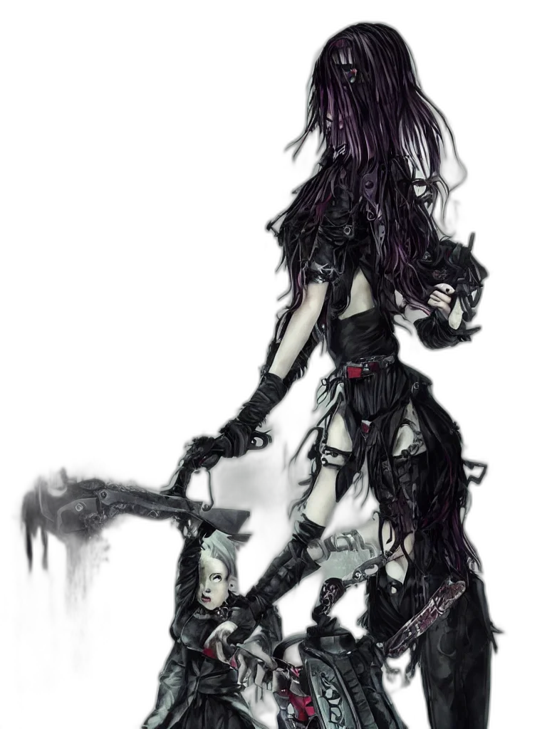 creature, mask, weapon, staff transparent PNG cut-out