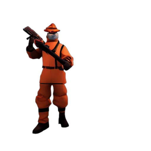 weapon, staff, jacket, robot, concept art, 3d render, pixel art, outer space transparent PNG cut-out