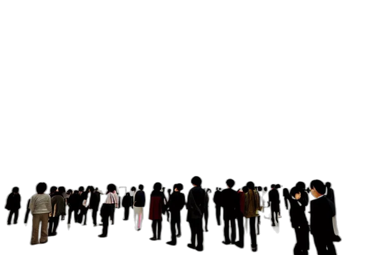 staff, concept art, 3d render, city street transparent PNG cut-out