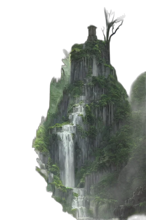 dragon, sword, tree, crown transparent PNG cut-out