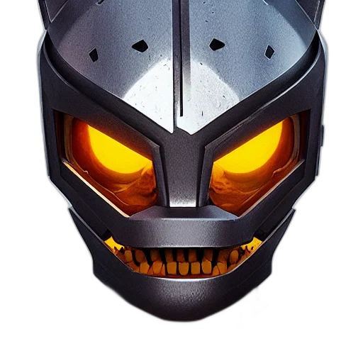 mask, robot, face, concept art transparent PNG cut-out