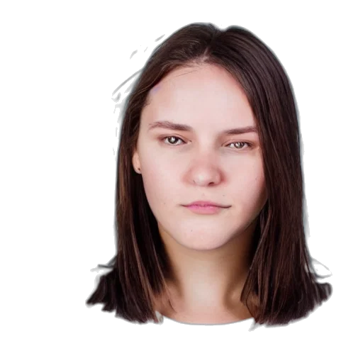 face, hair, mask, jacket transparent PNG cut-out