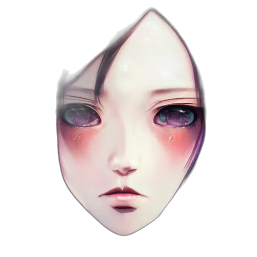 face, mask, creature, jewelry transparent PNG cut-out