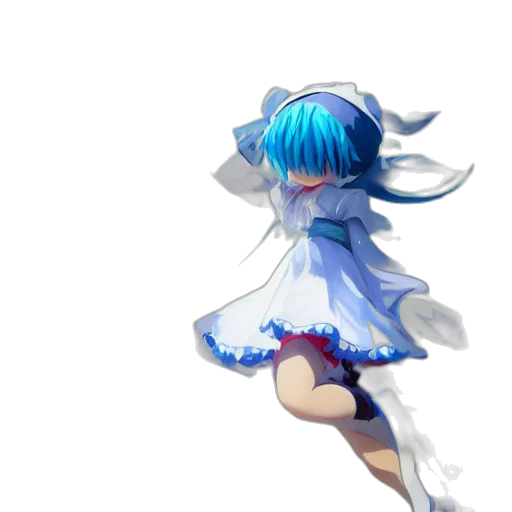 dress, flower, staff, weapon transparent PNG cut-out