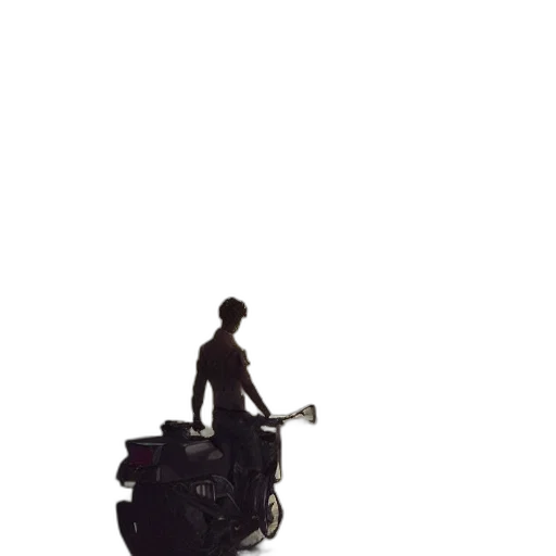 robot, car, staff, weapon transparent PNG cut-out
