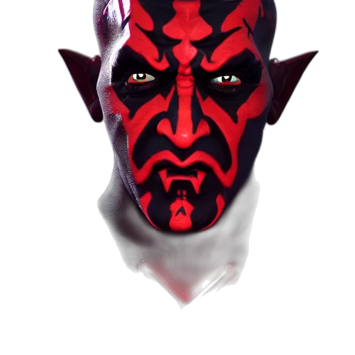 mask, face, staff, creature, concept art, fantasy art, comic book art, 3d render transparent PNG cut-out
