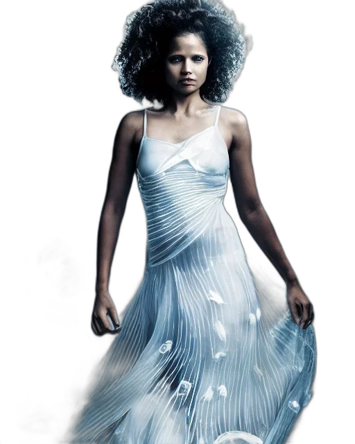 dress, concept art, photorealistic, fantasy art transparent PNG cut-out