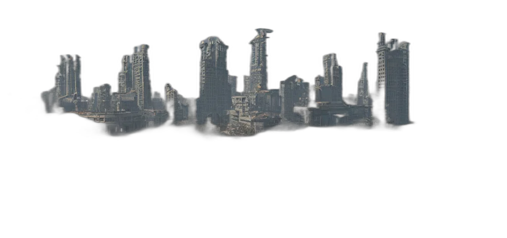 building, robot, furniture, 3d render transparent PNG cut-out
