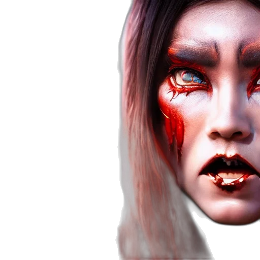face, mask, photorealistic, fantasy art transparent PNG cut-out