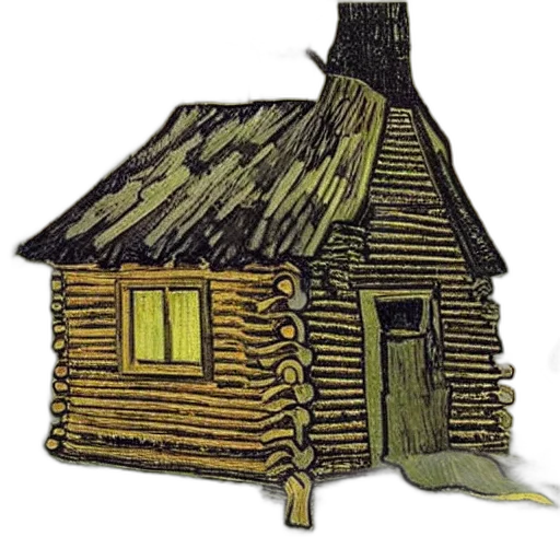 building, furniture, concept art, 3d render, watercolor, photorealistic, forest, night transparent PNG cut-out
