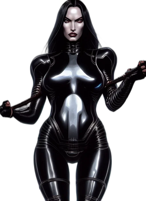 robot, comic book art, concept art, fantasy art, 3d render, dark, symmetry, gantz transparent PNG cut-out