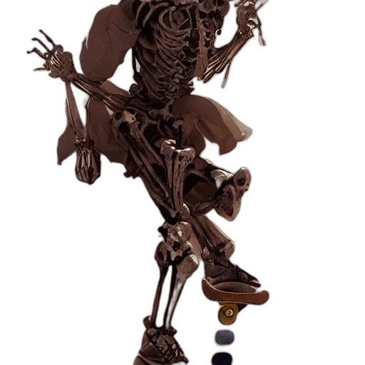 staff, robot, creature, jewelry, concept art, 3d render, fantasy art, dark transparent PNG cut-out