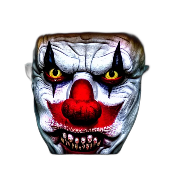 mask, face, creature, 3d render transparent PNG cut-out