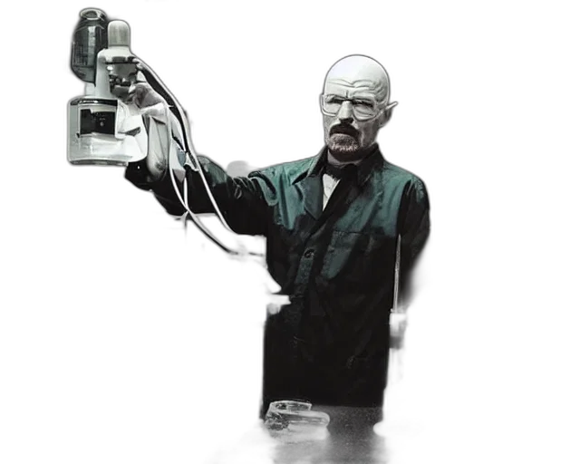 staff, robot, weapon, face transparent PNG cut-out