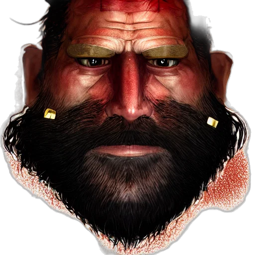 face, mask, hair, creature, photorealistic, concept art, 3d render, fantasy art transparent PNG cut-out