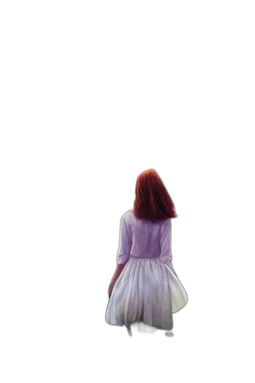 dress, hair, creature, bottle transparent PNG cut-out
