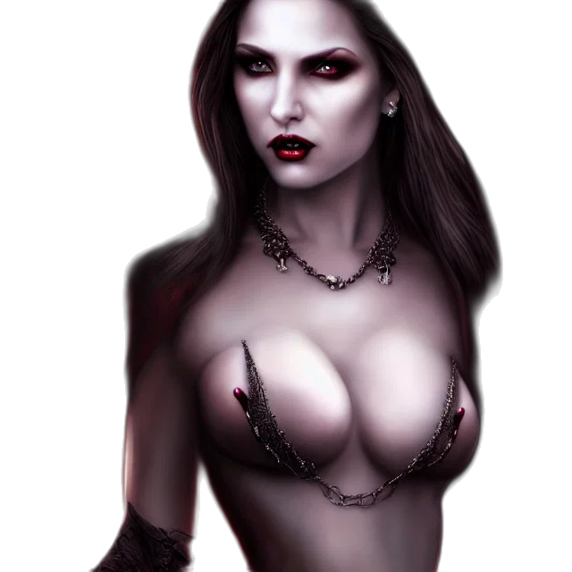 jewelry, fantasy art, comic book art, photorealistic, concept art, dark, red, beautiful transparent PNG cut-out