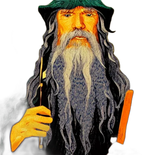 hat, face, hair, staff transparent PNG cut-out