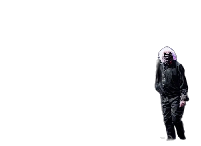 jacket, mask, robot, creature transparent PNG cut-out
