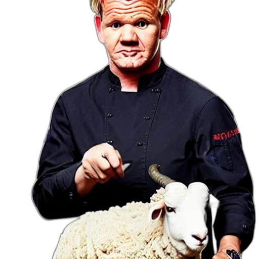 animal, food, gordon, ramsay, ram, sheep transparent PNG cut-out