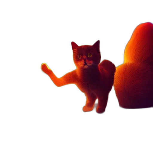 animal, creature, robot, staff, 3d render, photorealistic, concept art, pixel art transparent PNG cut-out