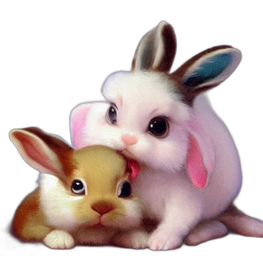 animal, photorealistic, 3d render, pixel art, concept art, painting, cute, baby transparent PNG cut-out