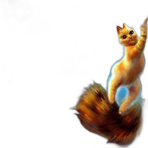 animal, creature, staff, hair, concept art, 3d render, watercolor, fantasy art transparent PNG cut-out
