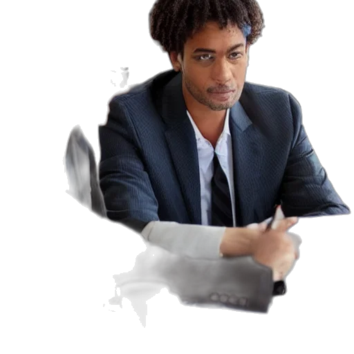 staff, face, jacket, hair, photorealistic, concept art, cartoon, 3d render transparent PNG cut-out