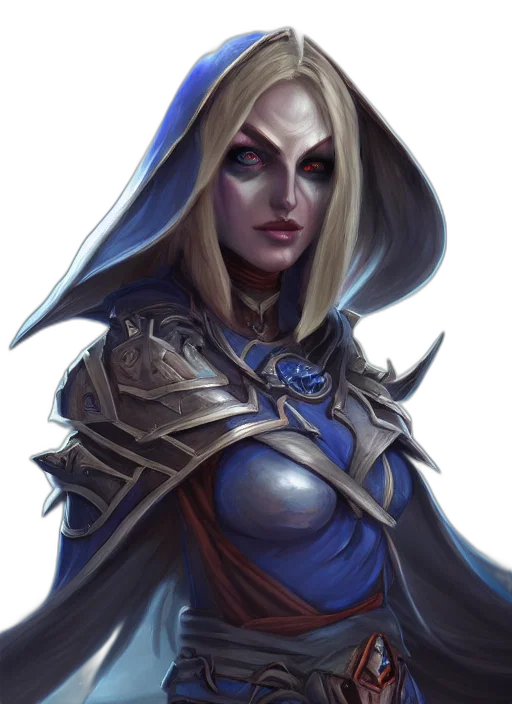 face, fantasy art, concept art, comic book art transparent PNG cut-out