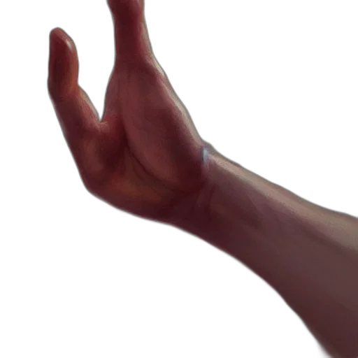 weapon, creature, staff, hair transparent PNG cut-out