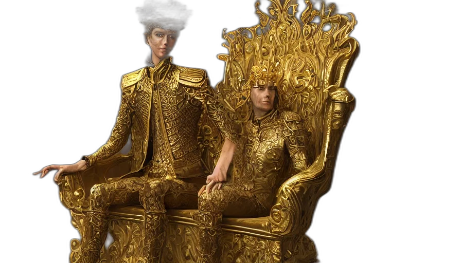 crown, furniture, jewelry, concept art transparent PNG cut-out