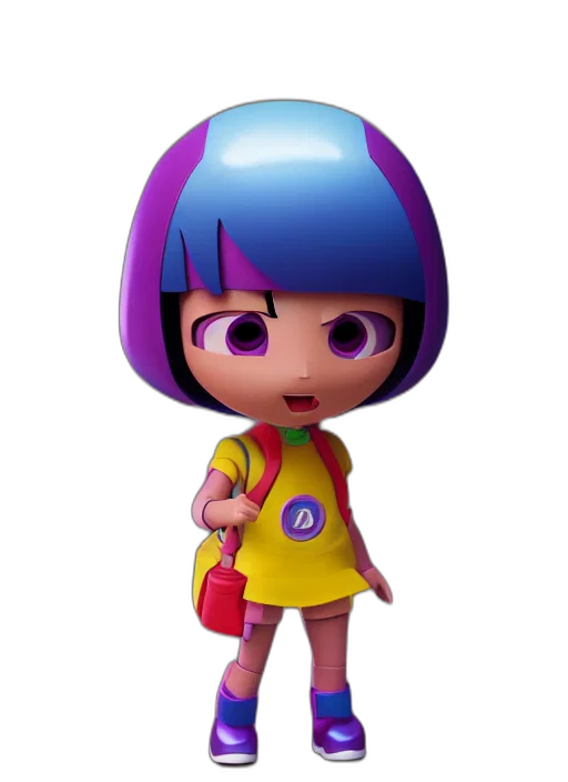 dress, face, robot, staff transparent PNG cut-out