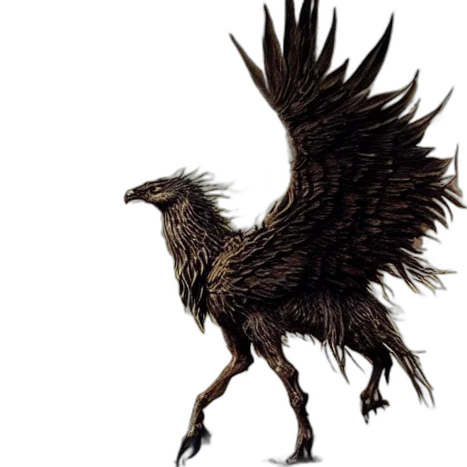 animal, dragon, creature, hair transparent PNG cut-out
