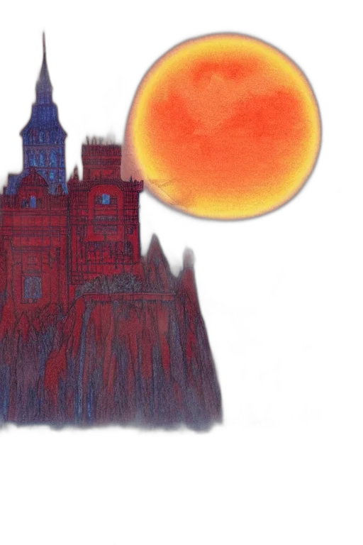 crown, building, watercolor, concept art transparent PNG cut-out