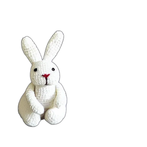 3d render, minimalistic, crocheted, plush transparent PNG cut-out
