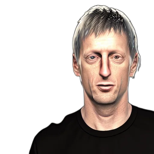 face, staff, photorealistic, concept art, cartoon, 3d render, tony, hawk transparent PNG cut-out