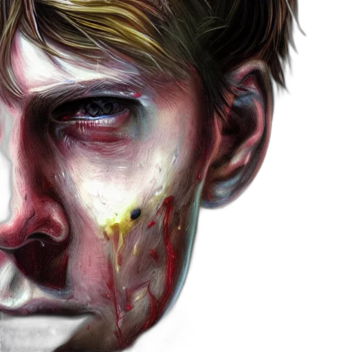 face, watercolor, comic book art, photorealistic, concept art, realistic, portrait, painting transparent PNG cut-out