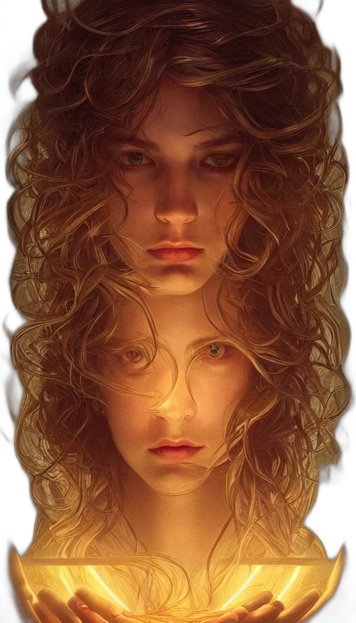 hair, face, mask, crown transparent PNG cut-out
