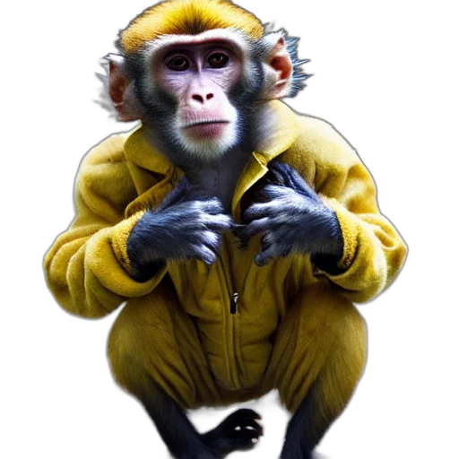 animal, jacket, creature, staff transparent PNG cut-out