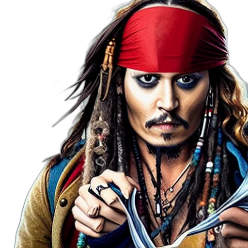 photorealistic, comic book art, cartoon, johnny transparent PNG cut-out